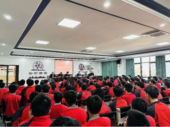 备考进行时┃苍南飞林职业学校2023届高考誓师大会圆满召开